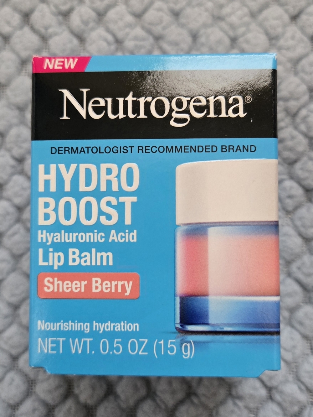 New Neutrogena Hydro Boost Hyaluronic Acid Lip Balm - Sheer Berry